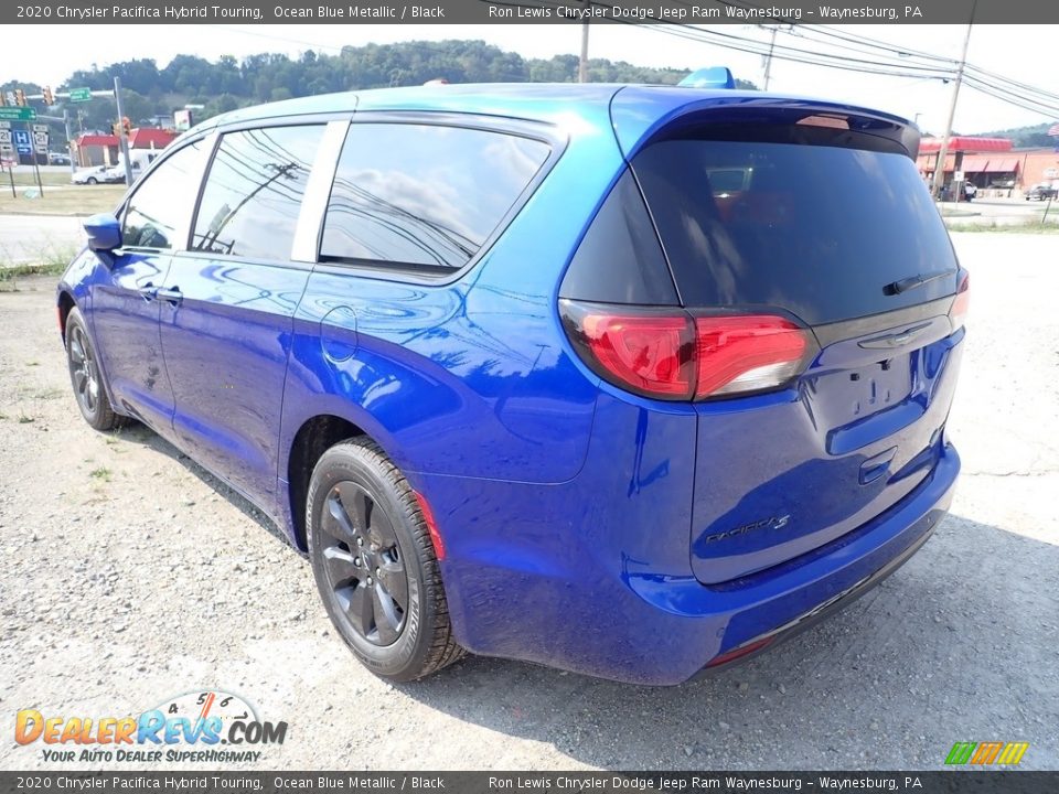 2020 Chrysler Pacifica Hybrid Touring Ocean Blue Metallic / Black Photo #3