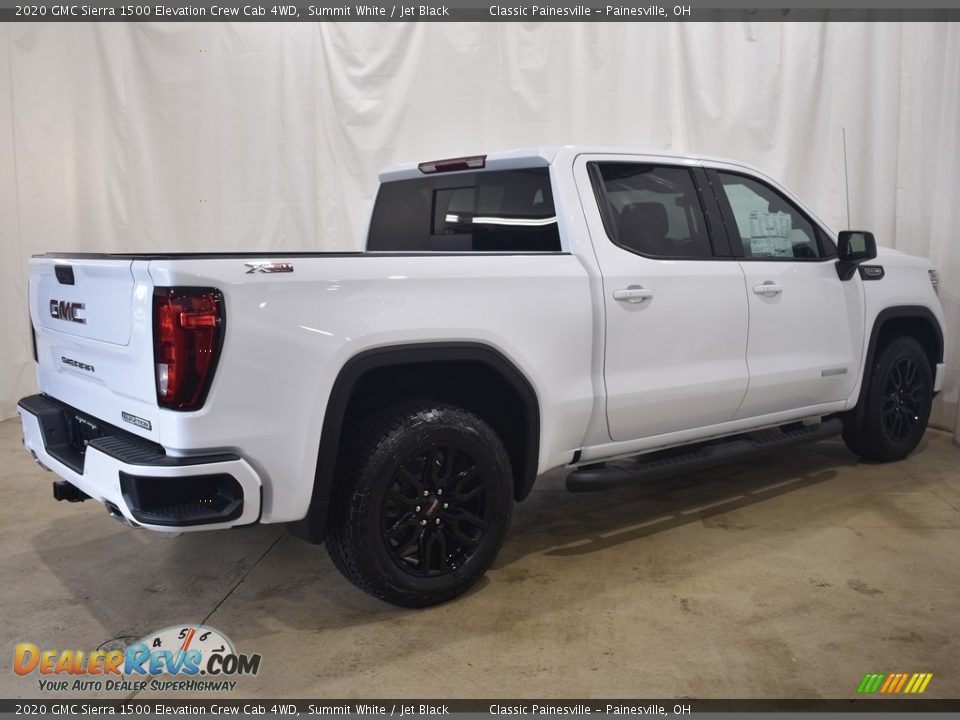 2020 GMC Sierra 1500 Elevation Crew Cab 4WD Summit White / Jet Black Photo #2