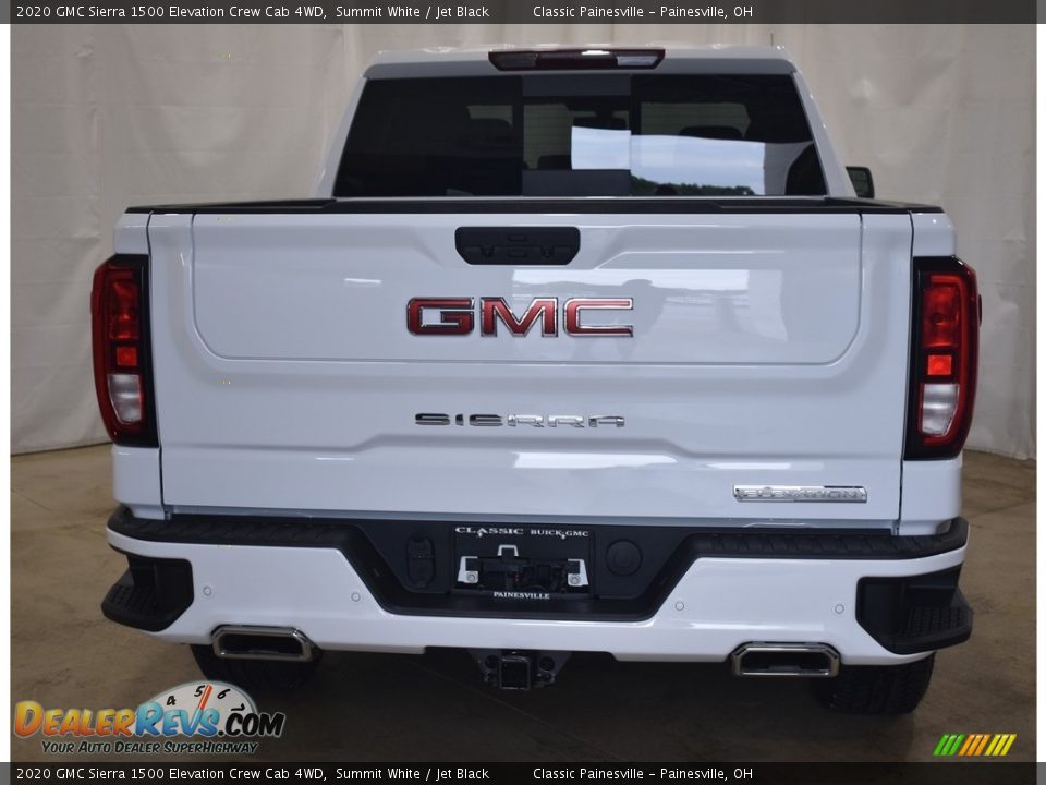 2020 GMC Sierra 1500 Elevation Crew Cab 4WD Summit White / Jet Black Photo #3