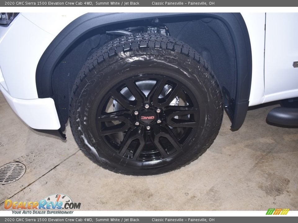 2020 GMC Sierra 1500 Elevation Crew Cab 4WD Summit White / Jet Black Photo #5