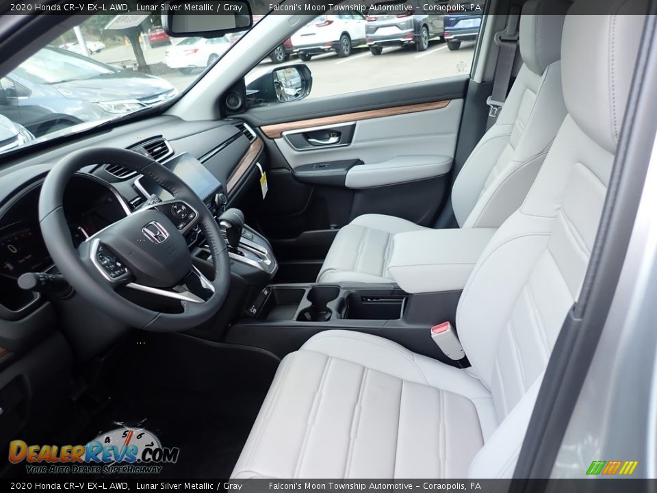 2020 Honda CR-V EX-L AWD Lunar Silver Metallic / Gray Photo #7