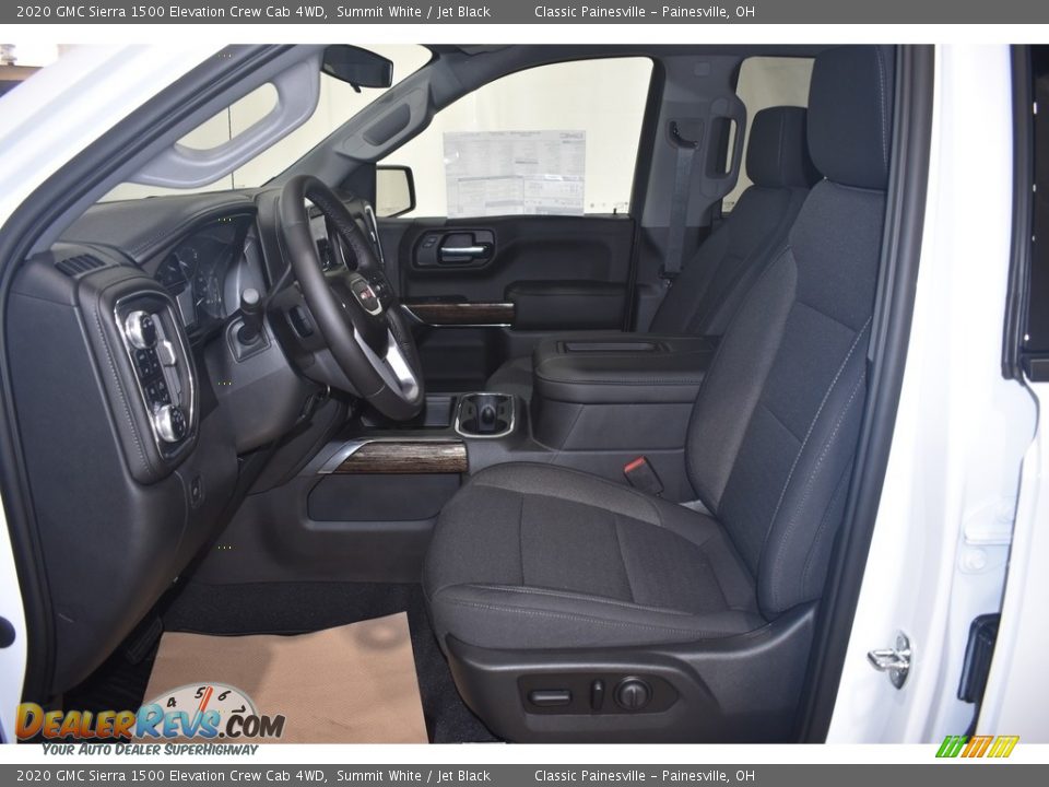 2020 GMC Sierra 1500 Elevation Crew Cab 4WD Summit White / Jet Black Photo #6