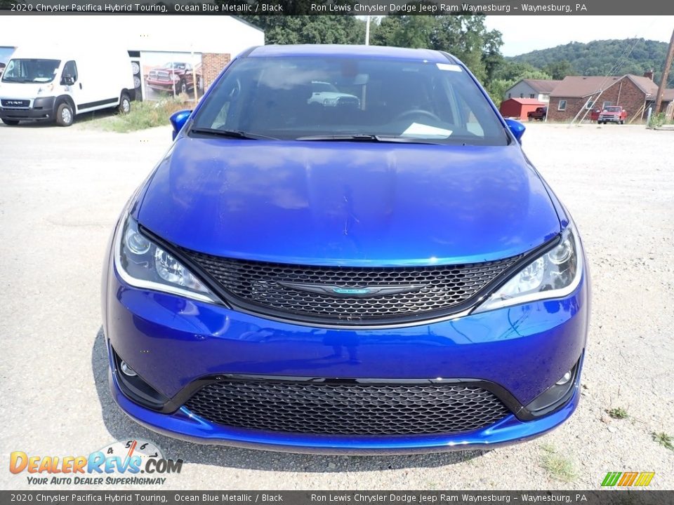 2020 Chrysler Pacifica Hybrid Touring Ocean Blue Metallic / Black Photo #8