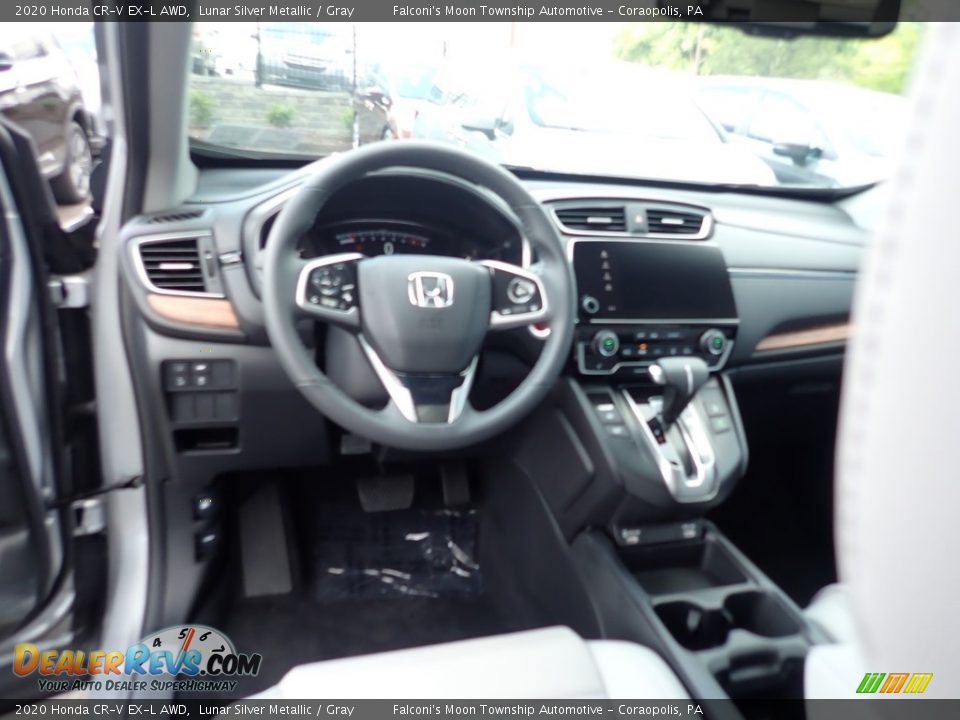 2020 Honda CR-V EX-L AWD Lunar Silver Metallic / Gray Photo #9