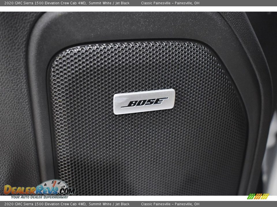 2020 GMC Sierra 1500 Elevation Crew Cab 4WD Summit White / Jet Black Photo #8