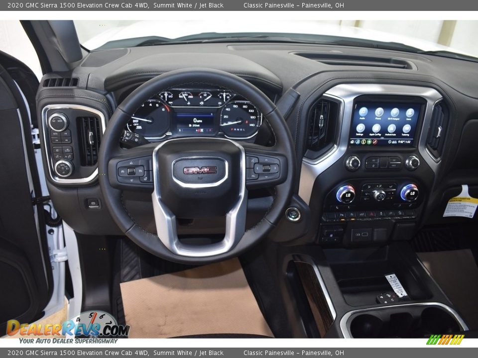 2020 GMC Sierra 1500 Elevation Crew Cab 4WD Summit White / Jet Black Photo #9