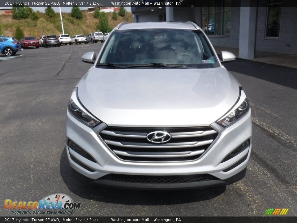 2017 Hyundai Tucson SE AWD Molten Silver / Black Photo #4