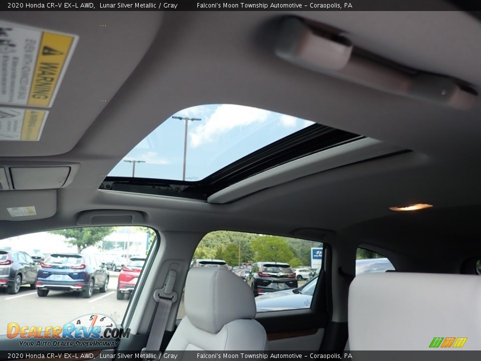 2020 Honda CR-V EX-L AWD Lunar Silver Metallic / Gray Photo #12