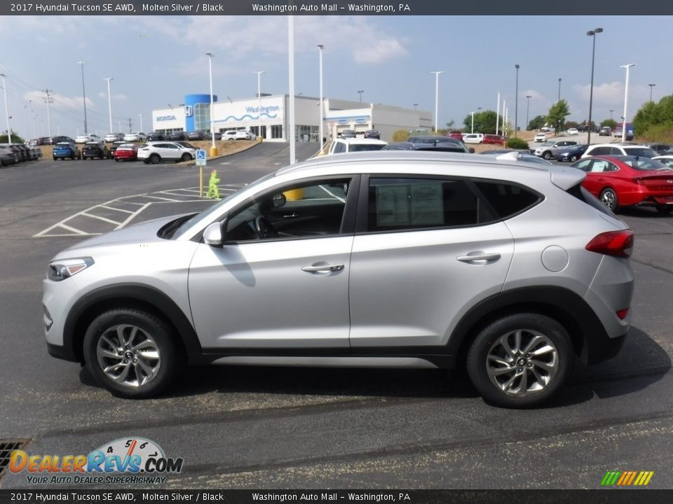 2017 Hyundai Tucson SE AWD Molten Silver / Black Photo #6