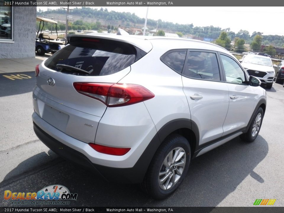 2017 Hyundai Tucson SE AWD Molten Silver / Black Photo #8