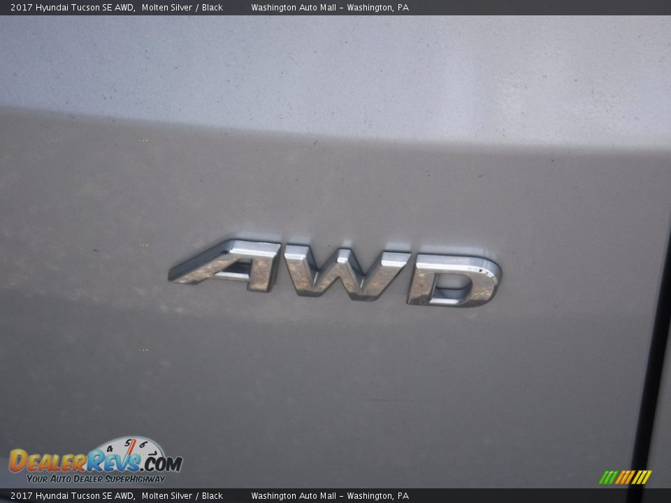 2017 Hyundai Tucson SE AWD Molten Silver / Black Photo #9