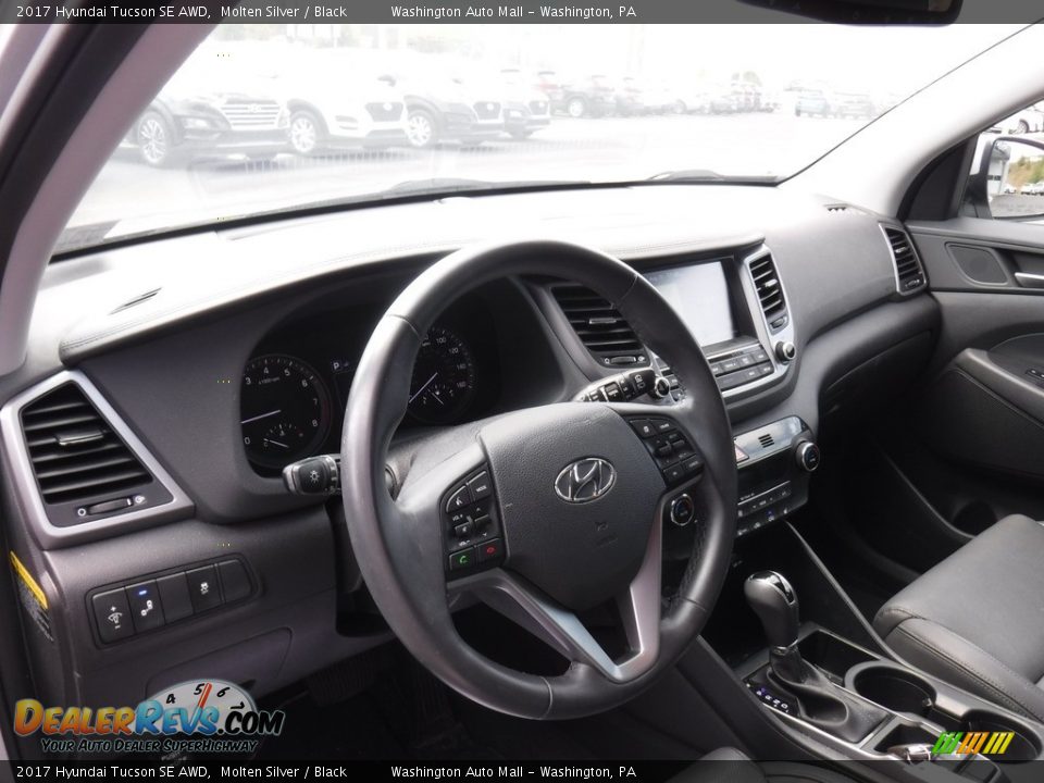 2017 Hyundai Tucson SE AWD Molten Silver / Black Photo #10