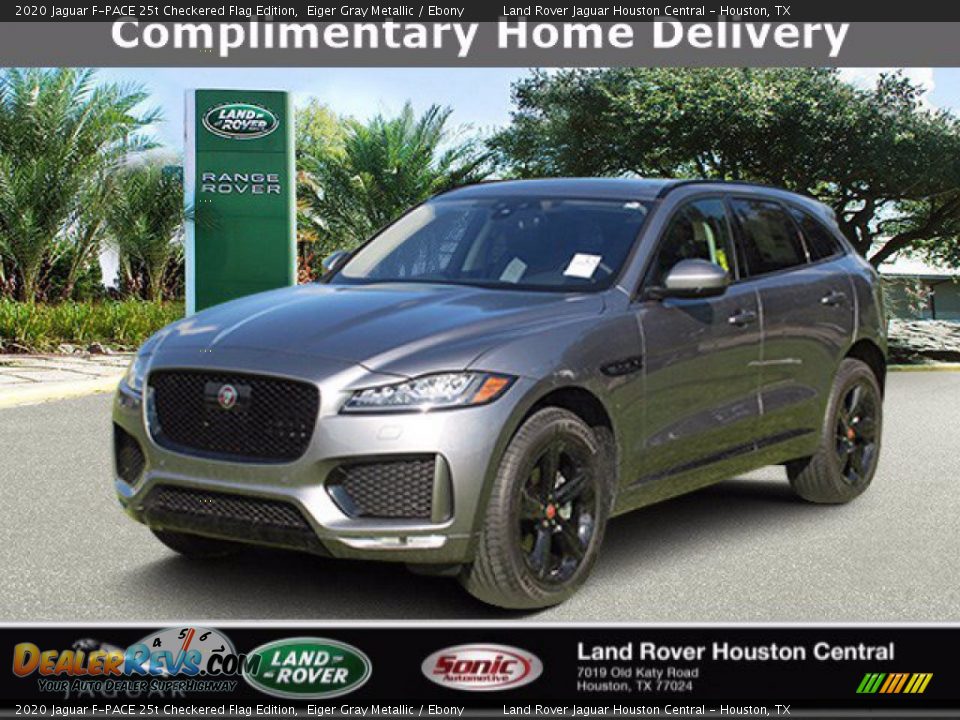 2020 Jaguar F-PACE 25t Checkered Flag Edition Eiger Gray Metallic / Ebony Photo #1