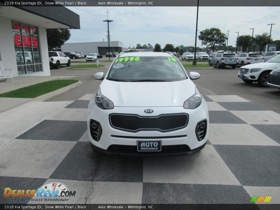 2018 Kia Sportage EX Snow White Pearl / Black Photo #2