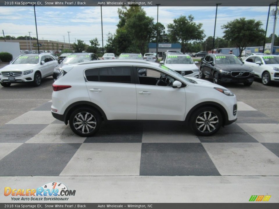 2018 Kia Sportage EX Snow White Pearl / Black Photo #3