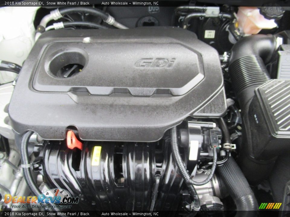 2018 Kia Sportage EX Snow White Pearl / Black Photo #6