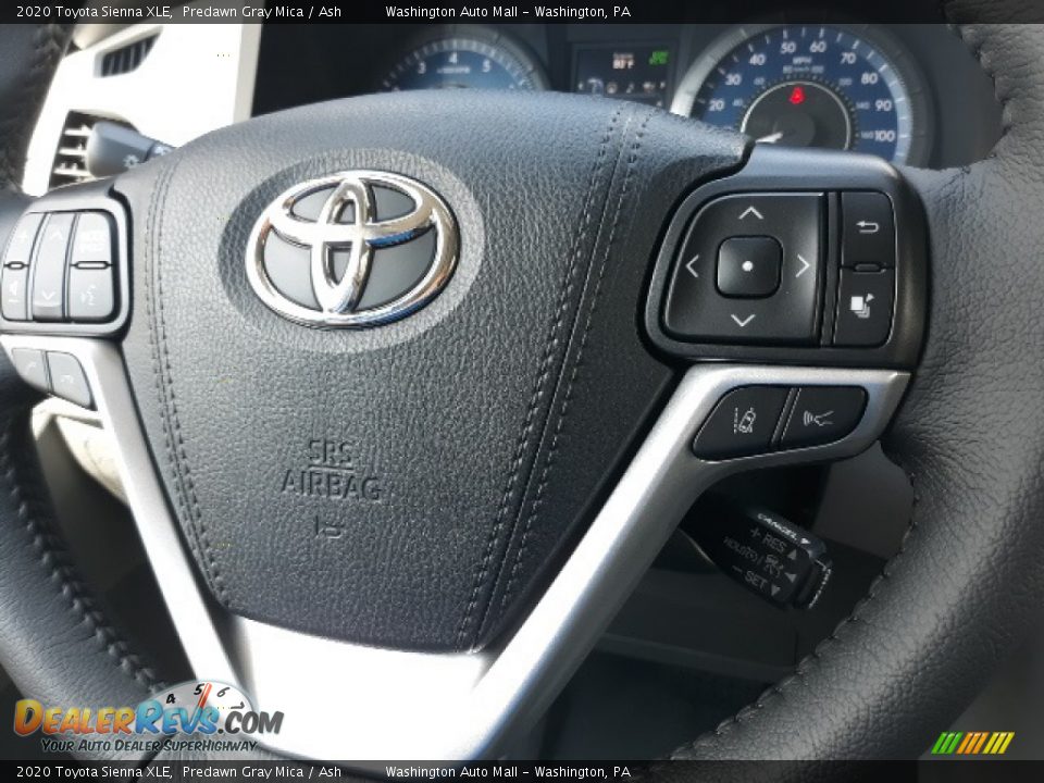 2020 Toyota Sienna XLE Predawn Gray Mica / Ash Photo #8