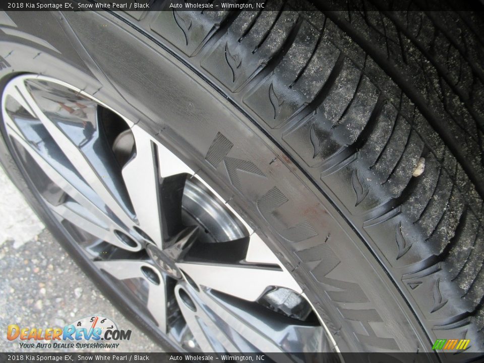 2018 Kia Sportage EX Snow White Pearl / Black Photo #8