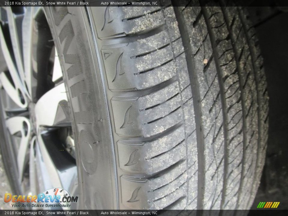 2018 Kia Sportage EX Snow White Pearl / Black Photo #9