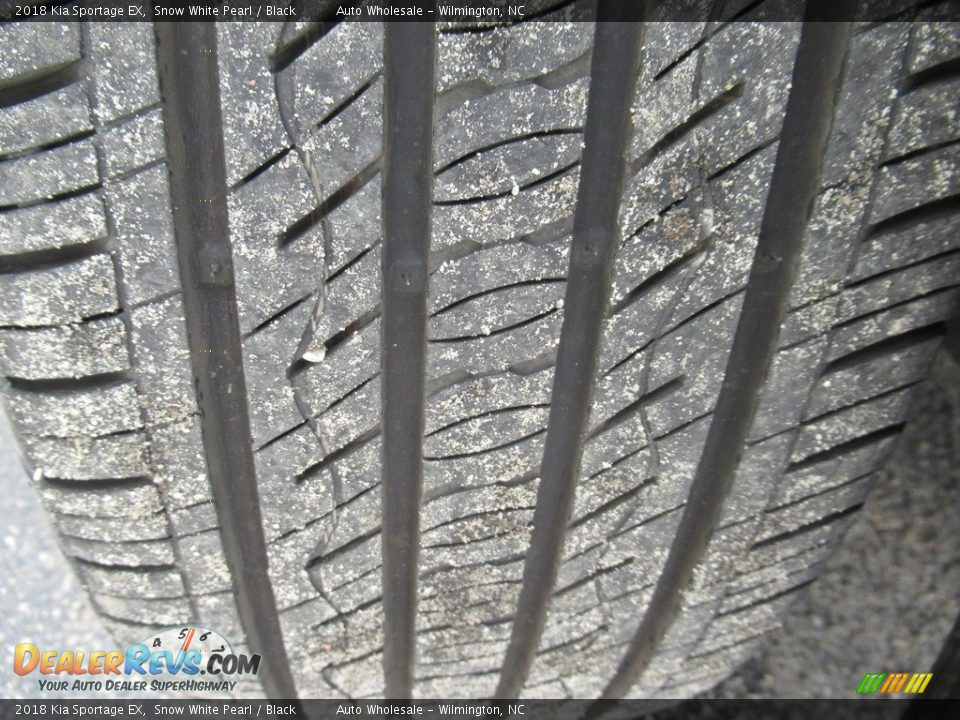 2018 Kia Sportage EX Snow White Pearl / Black Photo #10