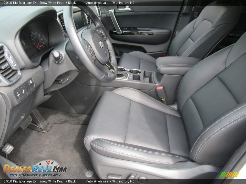2018 Kia Sportage EX Snow White Pearl / Black Photo #11
