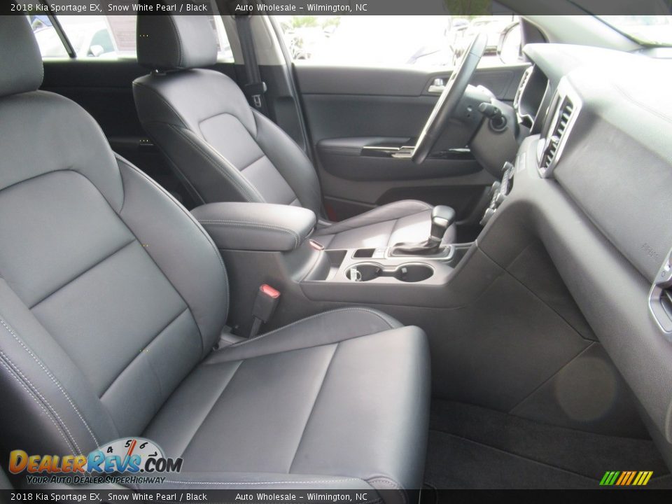2018 Kia Sportage EX Snow White Pearl / Black Photo #13