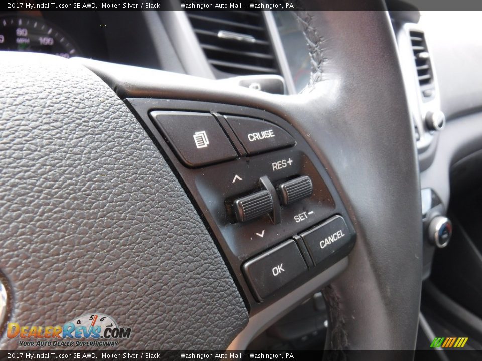 2017 Hyundai Tucson SE AWD Molten Silver / Black Photo #23