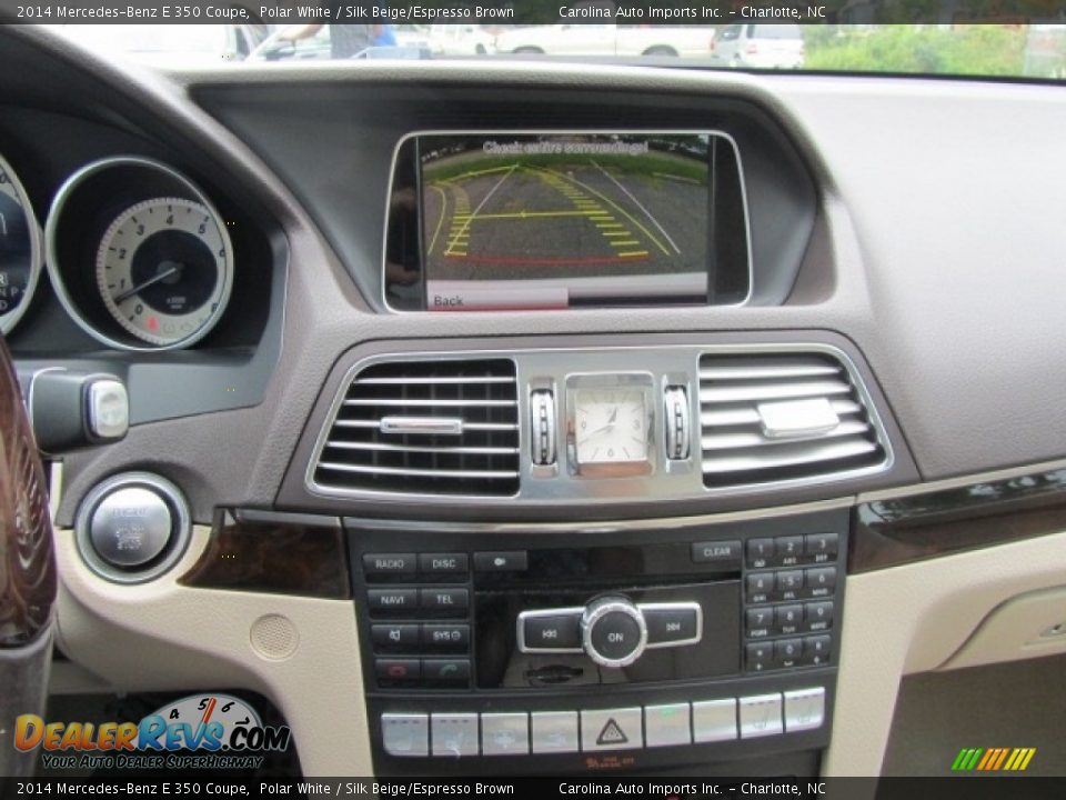 2014 Mercedes-Benz E 350 Coupe Polar White / Silk Beige/Espresso Brown Photo #16