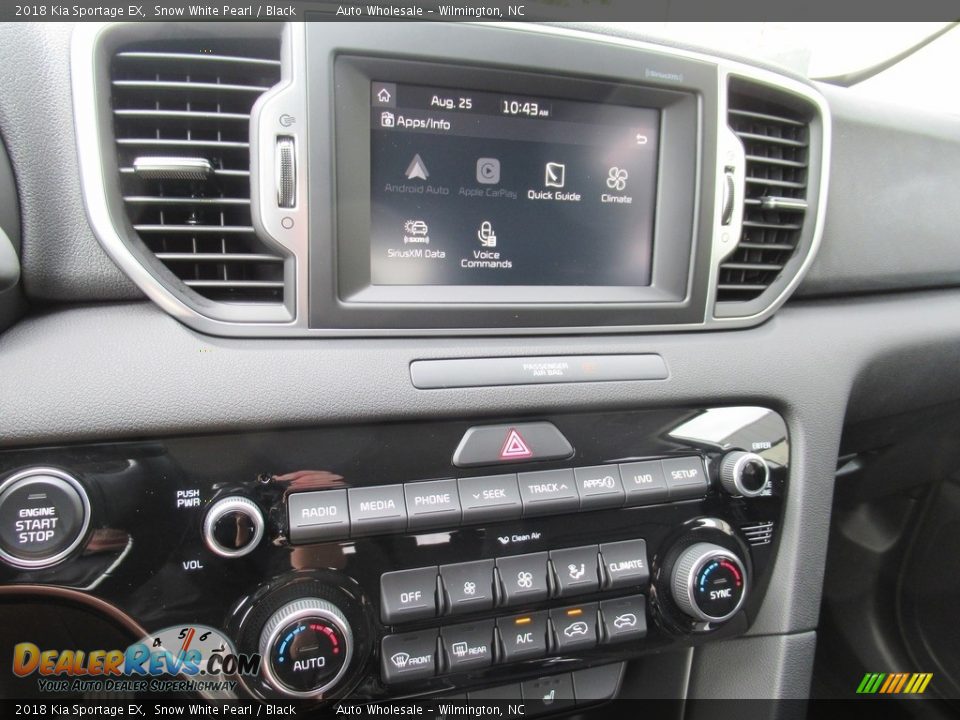 2018 Kia Sportage EX Snow White Pearl / Black Photo #17