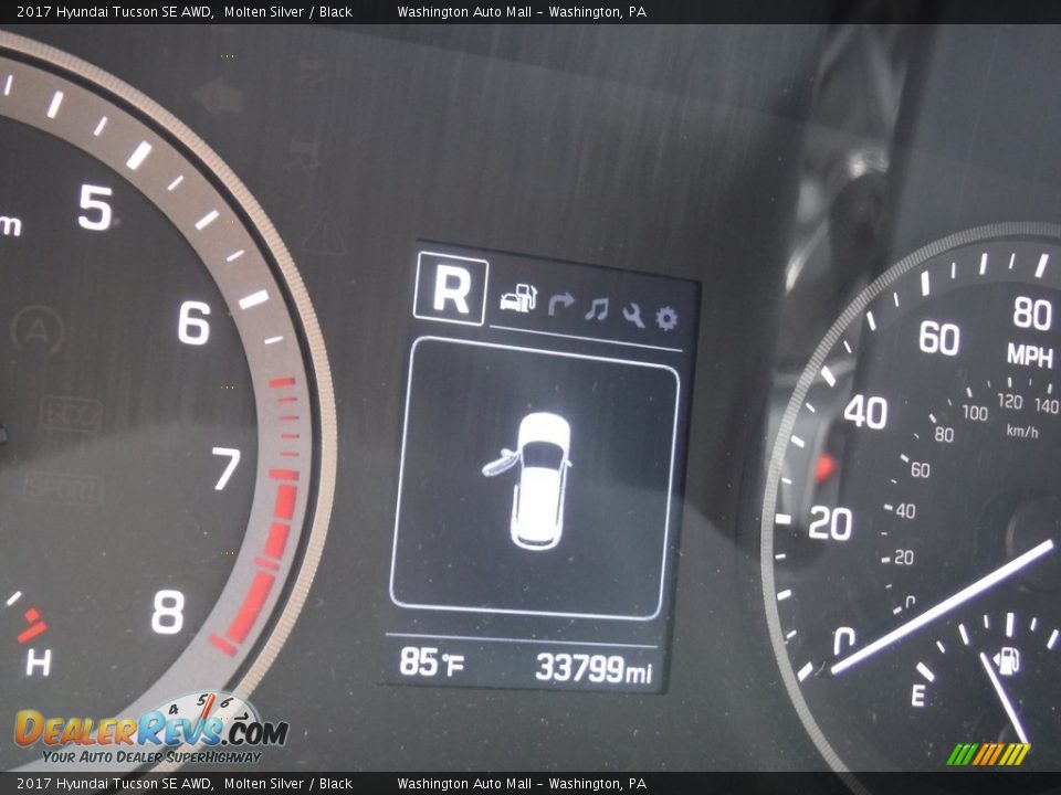 2017 Hyundai Tucson SE AWD Molten Silver / Black Photo #28