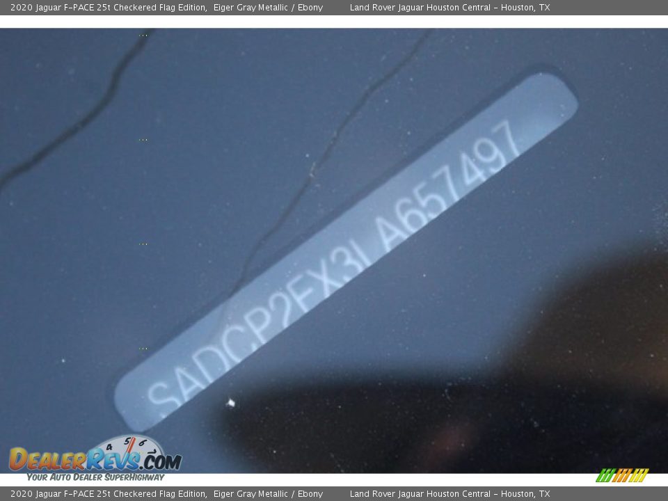 2020 Jaguar F-PACE 25t Checkered Flag Edition Eiger Gray Metallic / Ebony Photo #31