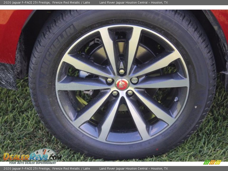 2020 Jaguar F-PACE 25t Prestige Firenze Red Metallic / Latte Photo #5