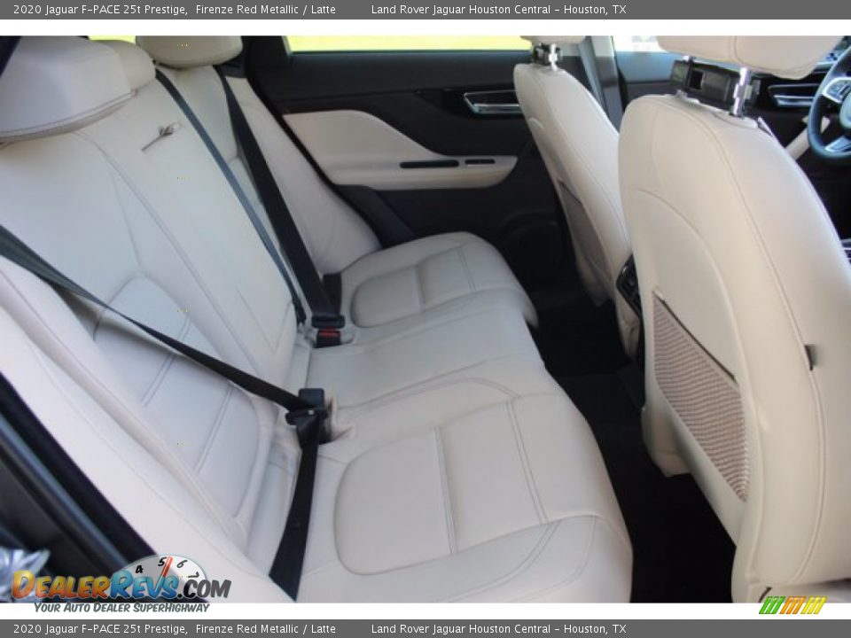 2020 Jaguar F-PACE 25t Prestige Firenze Red Metallic / Latte Photo #11