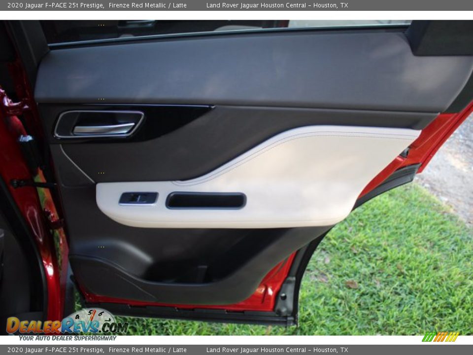 2020 Jaguar F-PACE 25t Prestige Firenze Red Metallic / Latte Photo #12