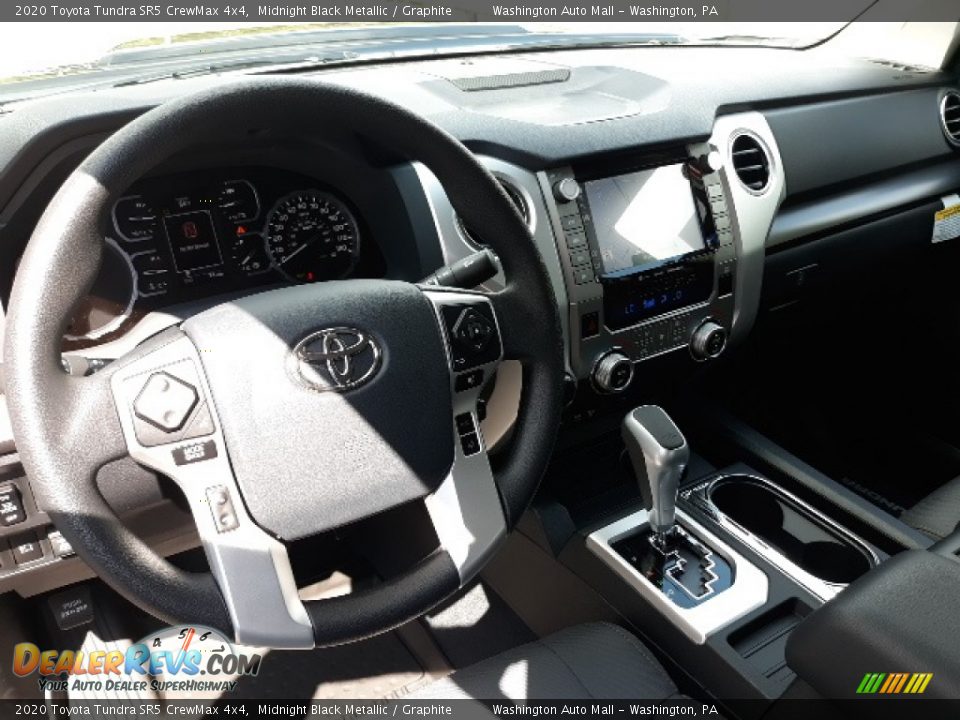 2020 Toyota Tundra SR5 CrewMax 4x4 Midnight Black Metallic / Graphite Photo #3