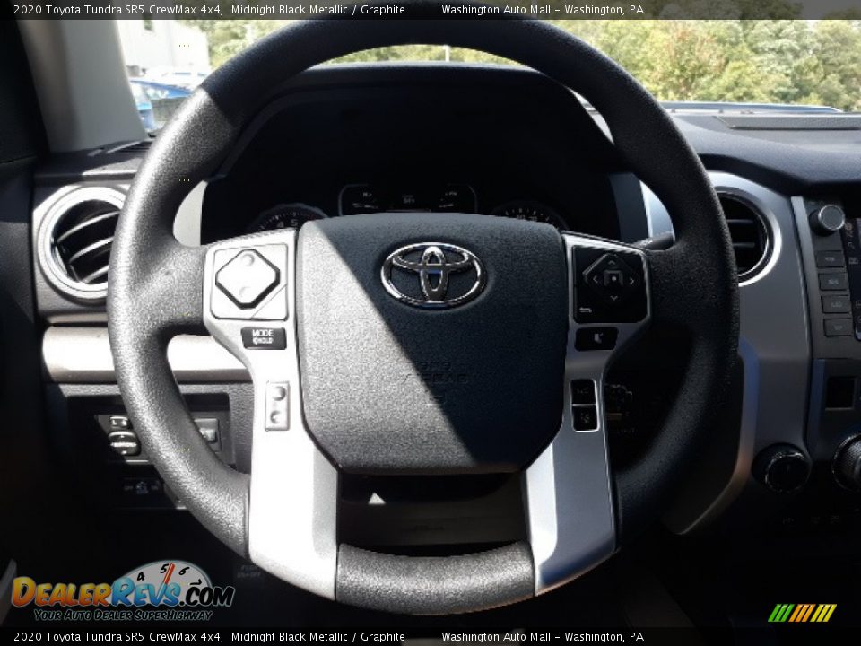 2020 Toyota Tundra SR5 CrewMax 4x4 Midnight Black Metallic / Graphite Photo #4