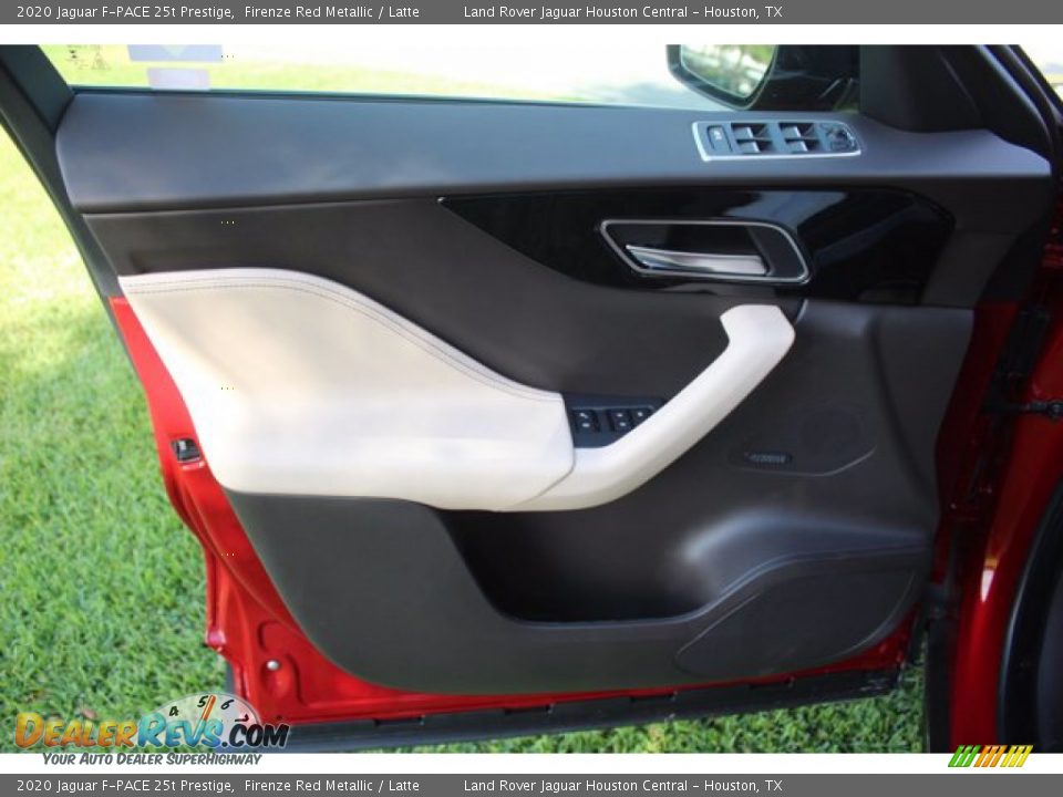2020 Jaguar F-PACE 25t Prestige Firenze Red Metallic / Latte Photo #16