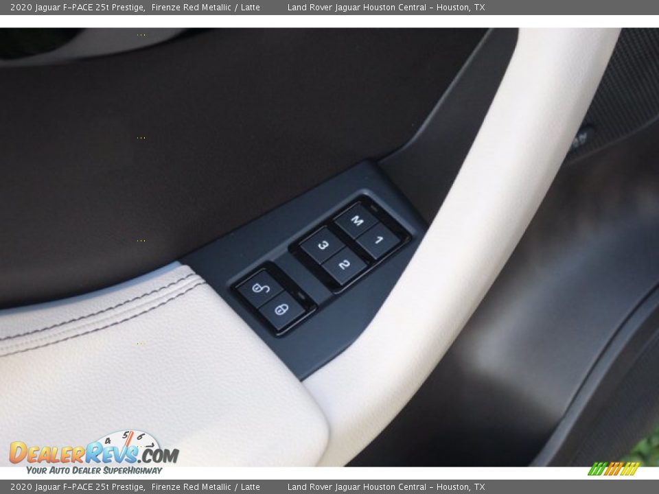2020 Jaguar F-PACE 25t Prestige Firenze Red Metallic / Latte Photo #17
