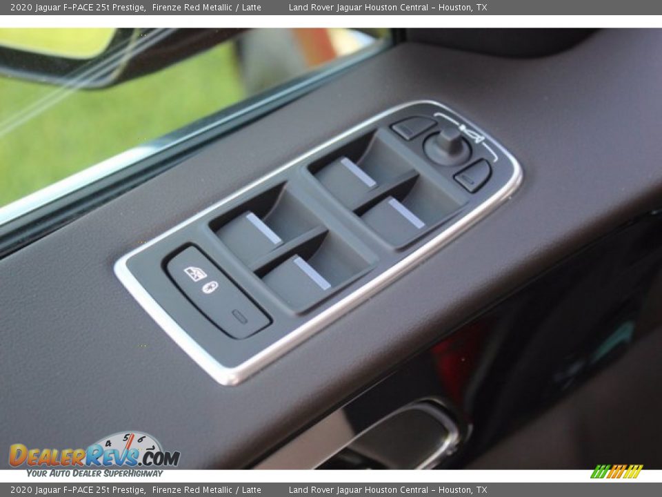 2020 Jaguar F-PACE 25t Prestige Firenze Red Metallic / Latte Photo #18