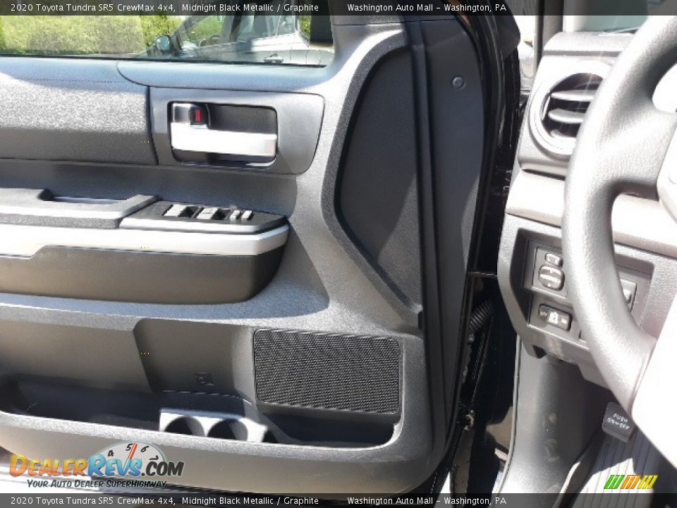 2020 Toyota Tundra SR5 CrewMax 4x4 Midnight Black Metallic / Graphite Photo #7
