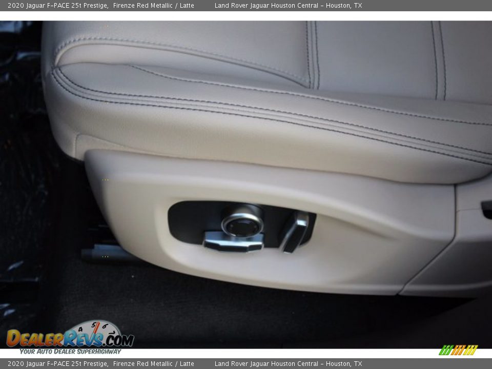 2020 Jaguar F-PACE 25t Prestige Firenze Red Metallic / Latte Photo #19