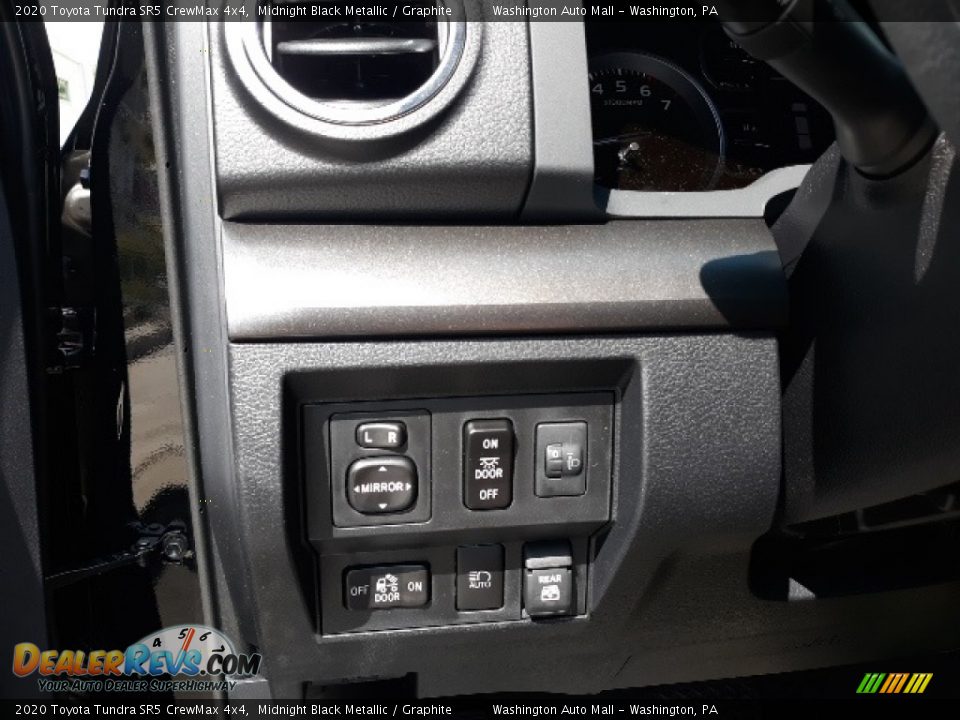 2020 Toyota Tundra SR5 CrewMax 4x4 Midnight Black Metallic / Graphite Photo #10