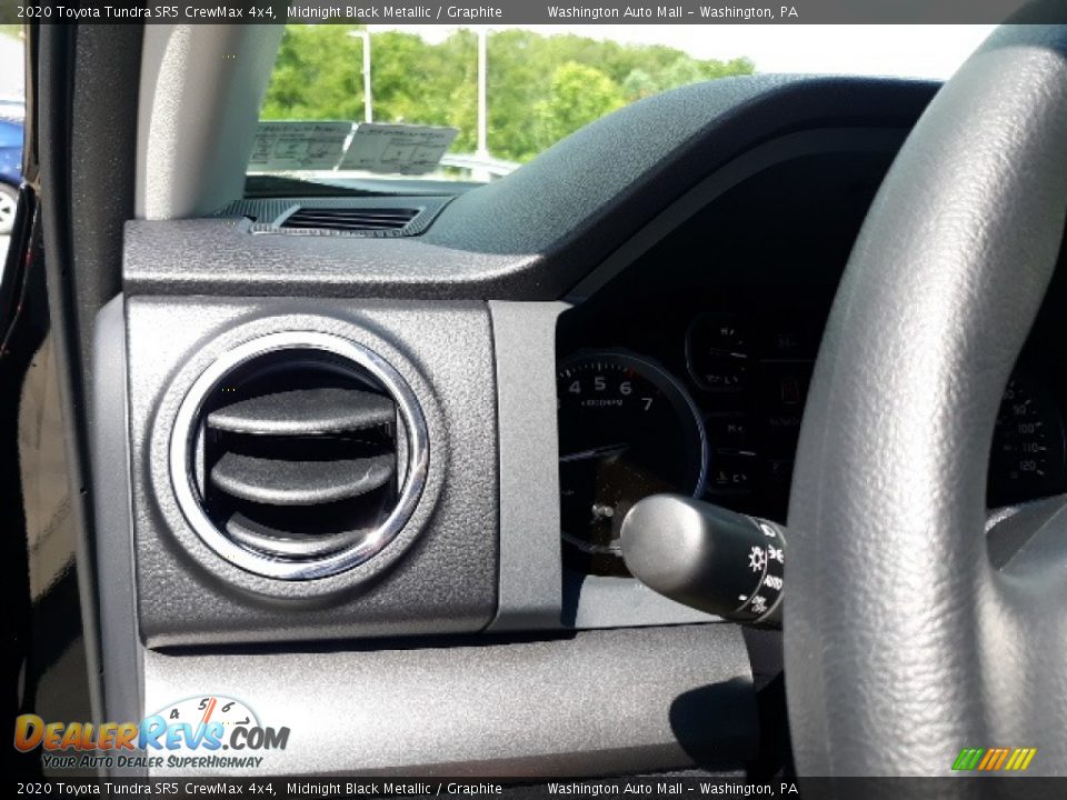 2020 Toyota Tundra SR5 CrewMax 4x4 Midnight Black Metallic / Graphite Photo #11