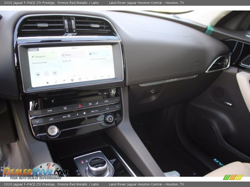 2020 Jaguar F-PACE 25t Prestige Firenze Red Metallic / Latte Photo #24