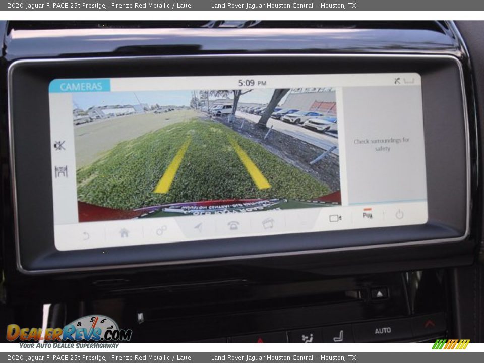 2020 Jaguar F-PACE 25t Prestige Firenze Red Metallic / Latte Photo #25