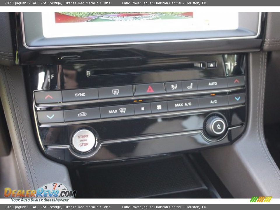 2020 Jaguar F-PACE 25t Prestige Firenze Red Metallic / Latte Photo #26