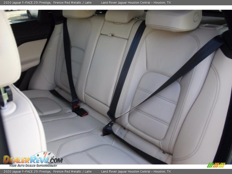 2020 Jaguar F-PACE 25t Prestige Firenze Red Metallic / Latte Photo #28
