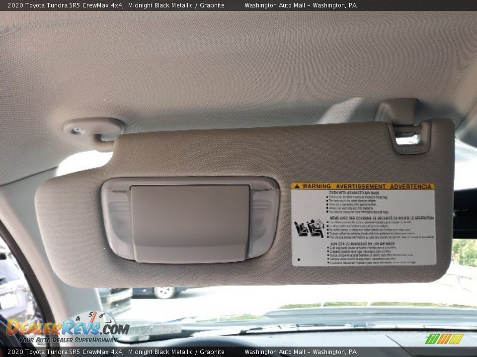 2020 Toyota Tundra SR5 CrewMax 4x4 Midnight Black Metallic / Graphite Photo #17