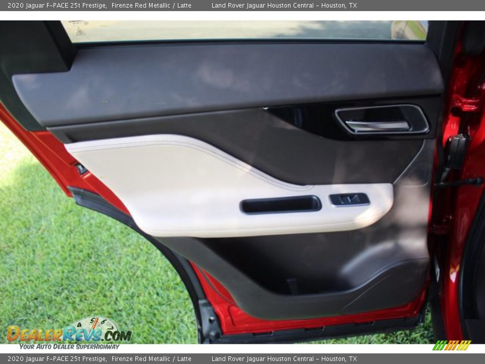 2020 Jaguar F-PACE 25t Prestige Firenze Red Metallic / Latte Photo #30