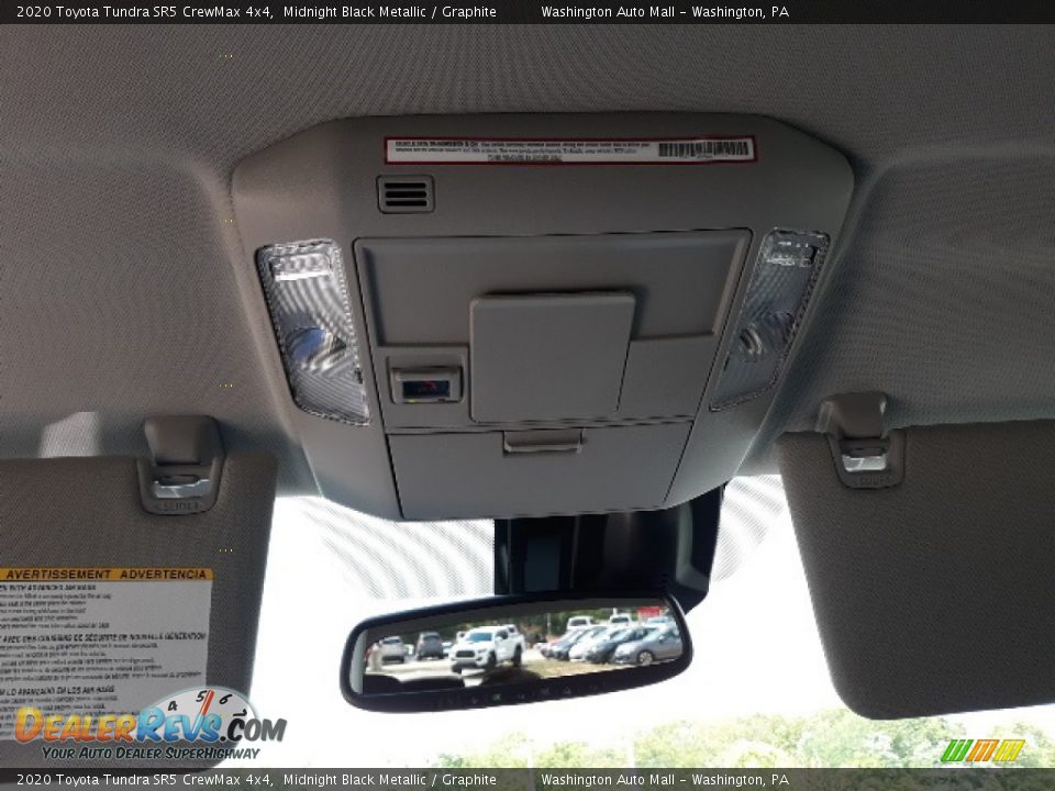 2020 Toyota Tundra SR5 CrewMax 4x4 Midnight Black Metallic / Graphite Photo #18